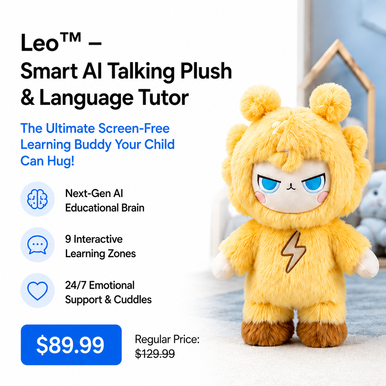 Leo™ — Smart AI Talking Plush & Educational Language Tutor
